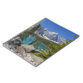 モレーヌレイク、カナダロッキー、カナダ、アルベルタ ノートブック (左側)