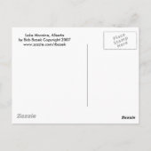 モレーヌ湖のはがき ポストカード (裏面)