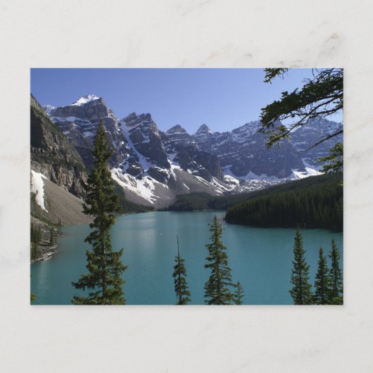 モレーヌ湖のはがき ポストカード (正面)