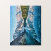 モレーヌ湖カナダのバンフ国立公園 ジグソーパズル (縦)