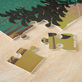 モレーヌ湖カナダ ジグソーパズル (側面)