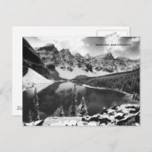 モレーヌ湖バンフ国立公園はがき ポストカード (正面/裏面)