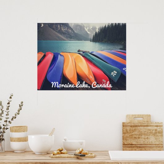 モレーヌ湖 ポスター (キッチン)