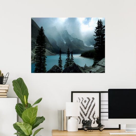 モレーヌ湖 ポスター (ホームオフィス)