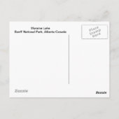 モレーヌ湖 ポストカード (裏面)