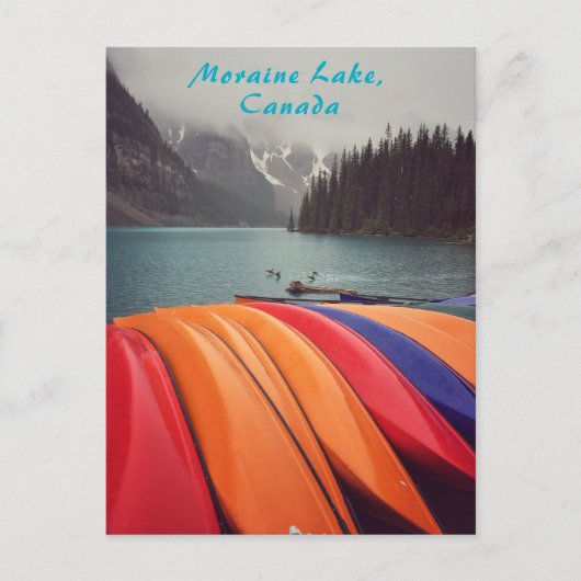 モレーヌ湖 ポストカード (正面)