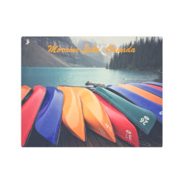 モレーヌ湖 メタルプリント