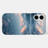 モレーン湖に映る氷河の世界 Case-Mate iPhoneケース (裏面 (横))
