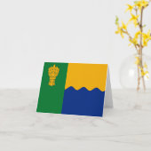 モレー州旗 カード (黄色い花)