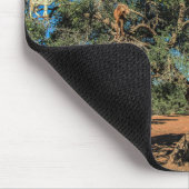 モロおもしろいコの木のヤギ マウスパッド (コーナー)