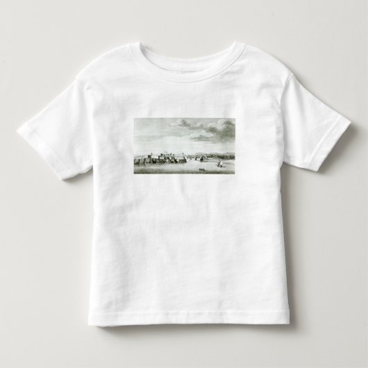 モロの城そして都市の見通しの トドラーTシャツ (正面)