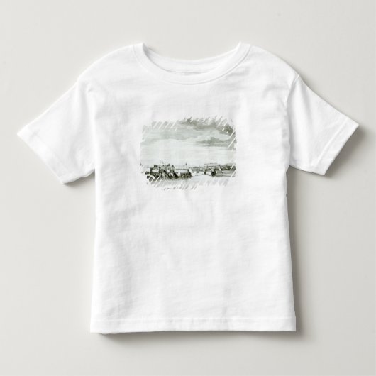 モロの城そして都市の見通しの トドラーTシャツ (正面)