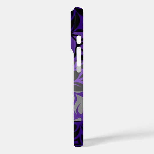 モロアベイハワイアンストライプのハイビスカスプレ Case-Mate iPhoneケース (裏面 / 左)