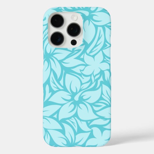 モロアベイハワイアンハイビスカストーンアクア Case-Mate iPhoneケース (裏面)