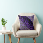 モロアベイハワイアンハイビスカスピストライプのロウ クッション (椅子)