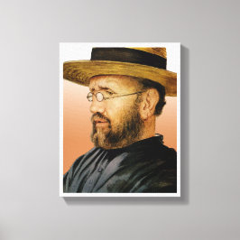 モロカイの聖ダミアン キャンバスプリント