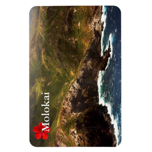 モロカイ西海岸 マグネット (縦)