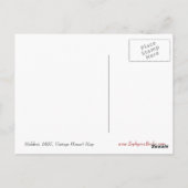 モロカイ, 1897,ハワイのヴィンテージの地図 ポストカード (裏面)