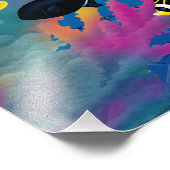 モロキニコーブハワイアントロピカルフィッシュイラストレーション フォトプリント            (角)