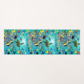 モロキニコーブハワイアントロピカルフィッシュシーカメ ヨガマット (正面(横))