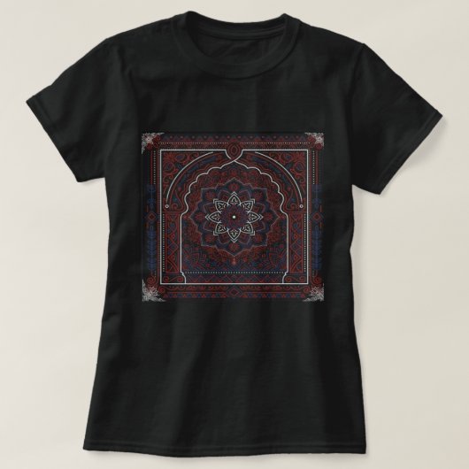 モロッカンマンダラ Tシャツ (デザイン正面)