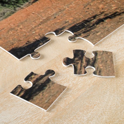 モロッコおもしろいヤギの木々 ジグソーパズル (側面)