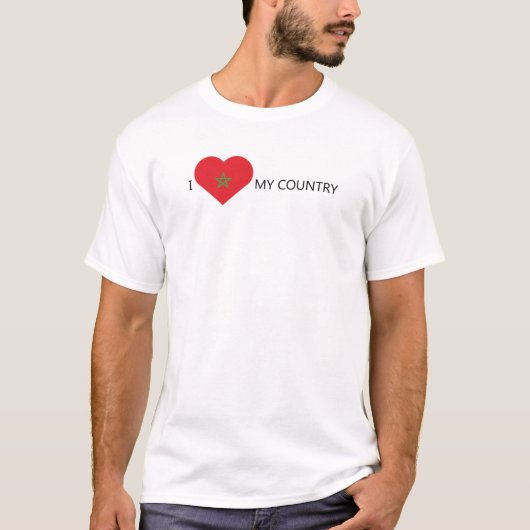 モロッコが大好き Tシャツ (正面)