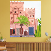 モロッコでの生活，建築 キャンバスプリント (インサイチュ (リビング))