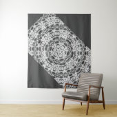 モロッコのアフリカ系民族ダークパターン万華鏡のように千変万化するパターン タペストリー (インサイチュ)