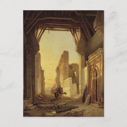 モロッコのエルゲバーの門 ポストカード (正面)