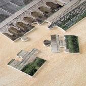 モロッコのカサブランカにあるハサンIIモスク。 ジグソーパズル (側面)