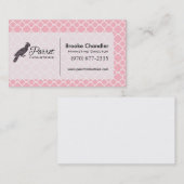 モロッコのクローバーはあなたの背景色を選びます 名刺 (正面/裏面)