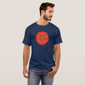 モロッコのサッカーチームサポーターMorocco Flag Man Tシャツ (正面フル)