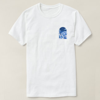モロッコのシャウエン ヴィンテージ トラベル グラフィックTシャツ Tシャツ