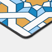 モロッコのシームレスなパターンのモザイク デスクマット (コーナー)