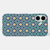 モロッコのジリージ柄アート (Zelij) Case-Mate iPhoneケース (裏面 (横))