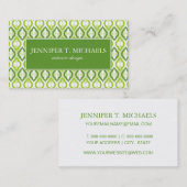 モロッコのスタイルパターン 名刺 (正面/裏面)