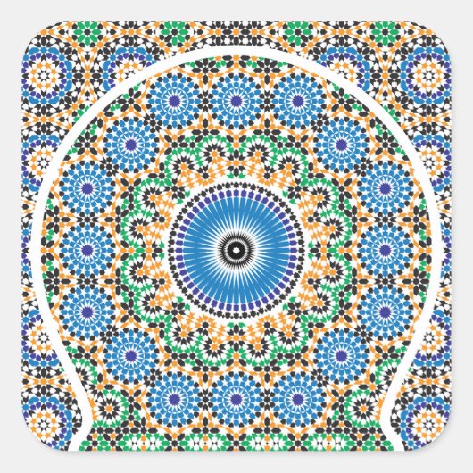 モロッコのスタイル スクエアシール (正面)