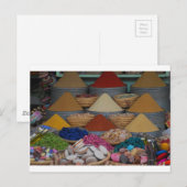 モロッコのスパイス ポストカード (正面/裏面)