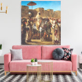 モロッコのスルタン、ムーリー・アブド=ア=ラムラン キャンバスプリント (インサイチュ (リビング))