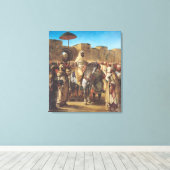 モロッコのスルタン、ムーリー・アブド=ア=ラムラン キャンバスプリント (インサイチュ (ウッドフロア))