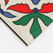 モロッコのタイルカラフル：シームレスなパターン。 フリースブランケット (角)