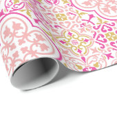 モロッコのタイル模様ギフトラッピング紙 ラッピングペーパー (ロールコーナー)