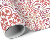 モロッコのタイル模様ギフトラッピング紙 ラッピングペーパー (ロールコーナー)