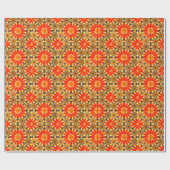 モロッコのタイル ラッピングペーパー (フラット)