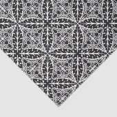 モロッコのタイル – 白黒 薄葉紙 (詳細)