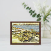 モロッコのタンジール湾 ポストカード (スタンド正面)