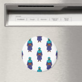 モロッコのトゥアレグマンパターン マグネット (インサイチュ (食洗機))