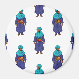 モロッコのトゥアレグマンパターン マグネット