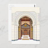モロッコのドア ポストカード (正面/裏面)
